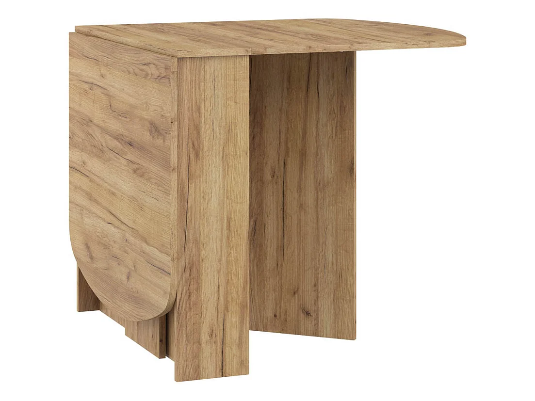Klapbord HOMI MINI 2 22-150 cm med oval bordplade - Craft gylden eg