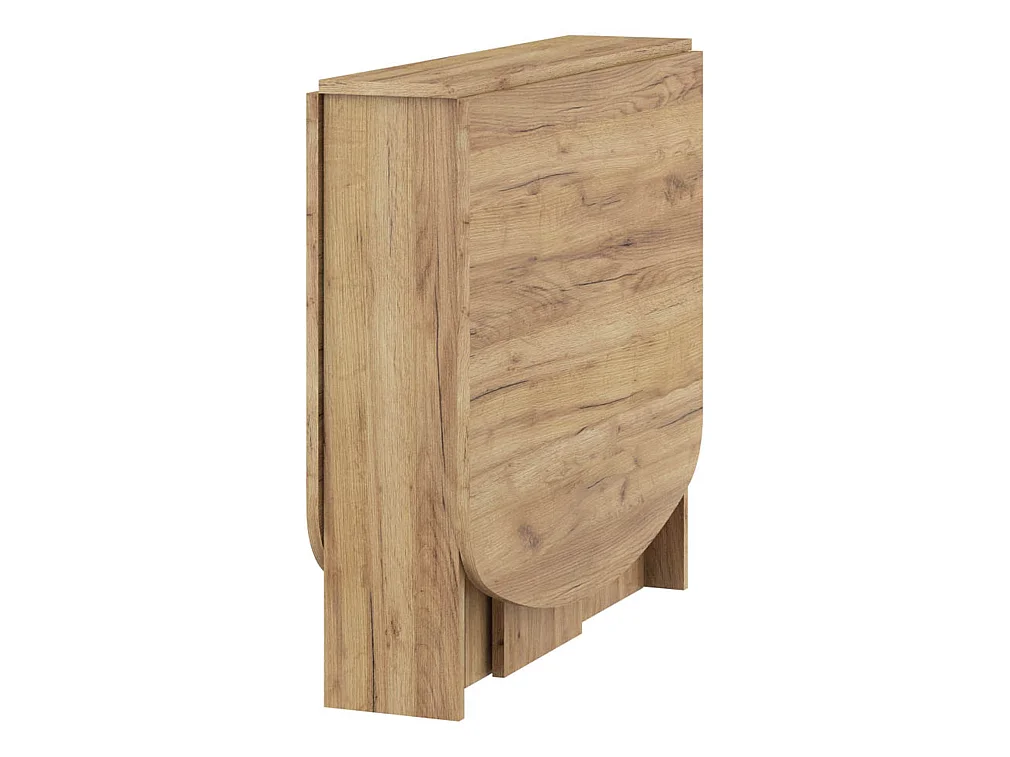 Klapbord HOMI MINI 2 22-150 cm med oval bordplade - Craft gylden eg