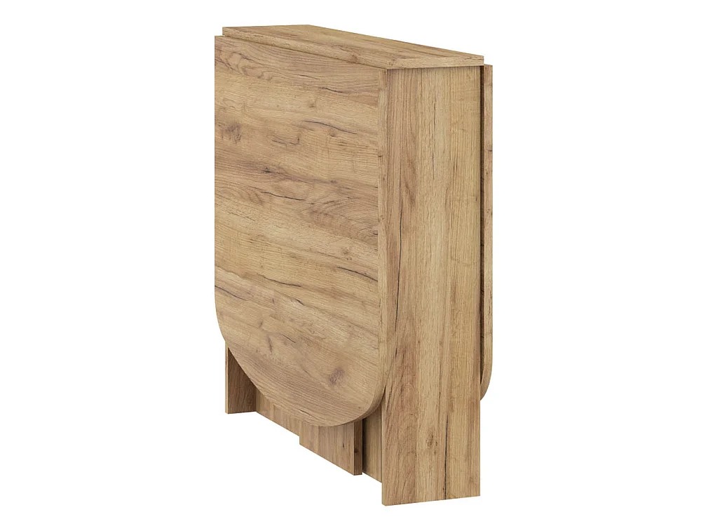 Klapbord HOMI MINI 2 22-150 cm med oval bordplade - Craft gylden eg