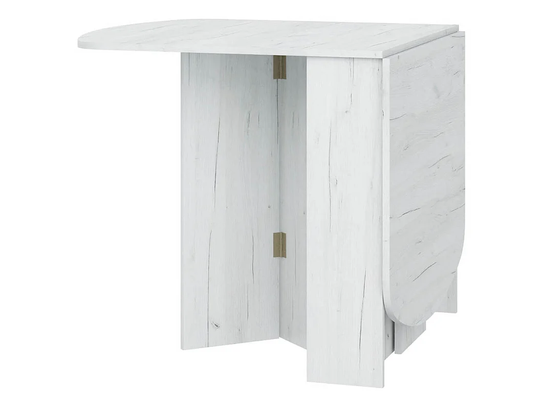 Klapbord HOMI MINI 2 22-150 cm med oval bordplade - Craft hvid