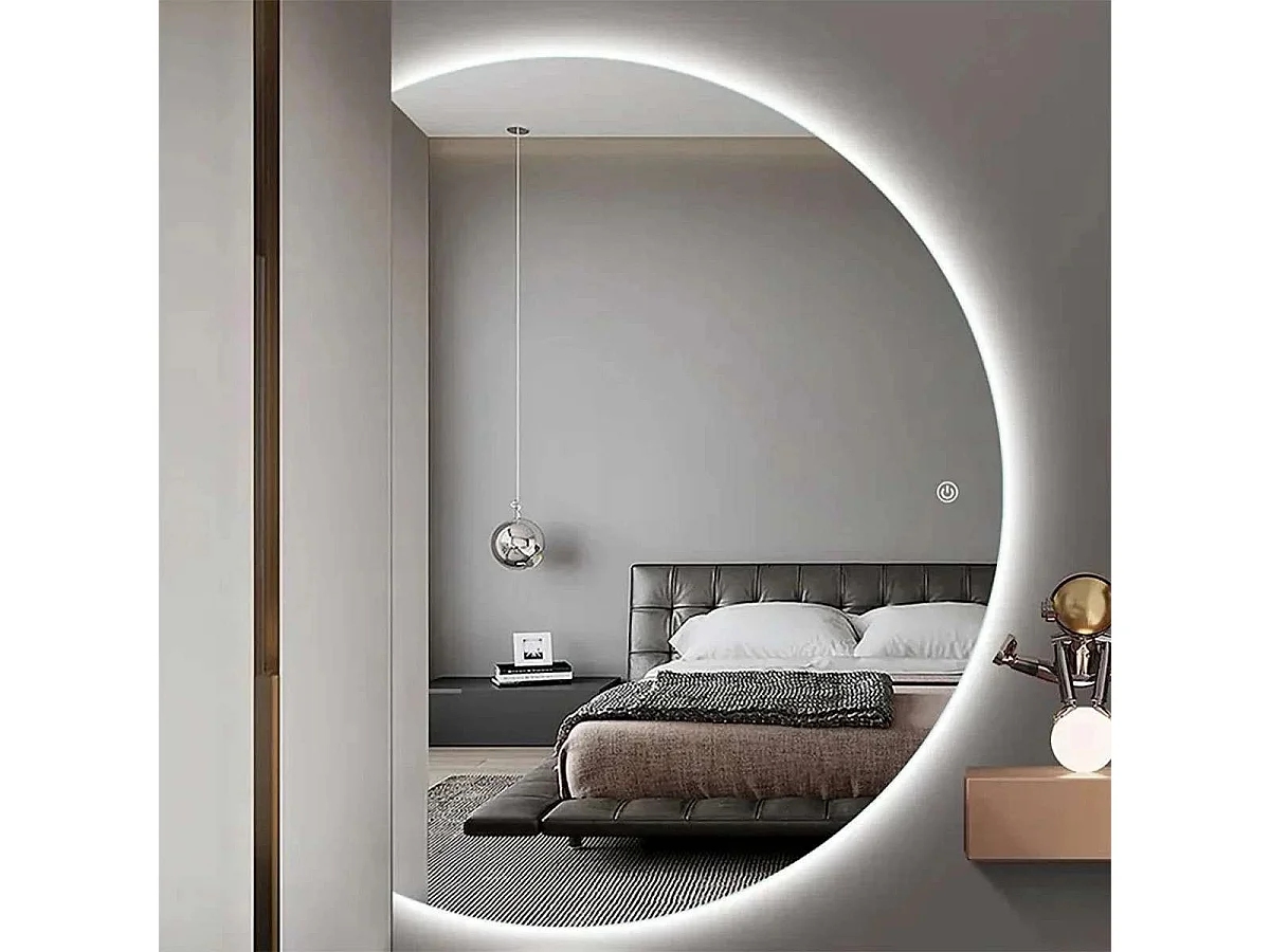 Miroir led demi lune 1000 x 900 mm sensitif, Openda
