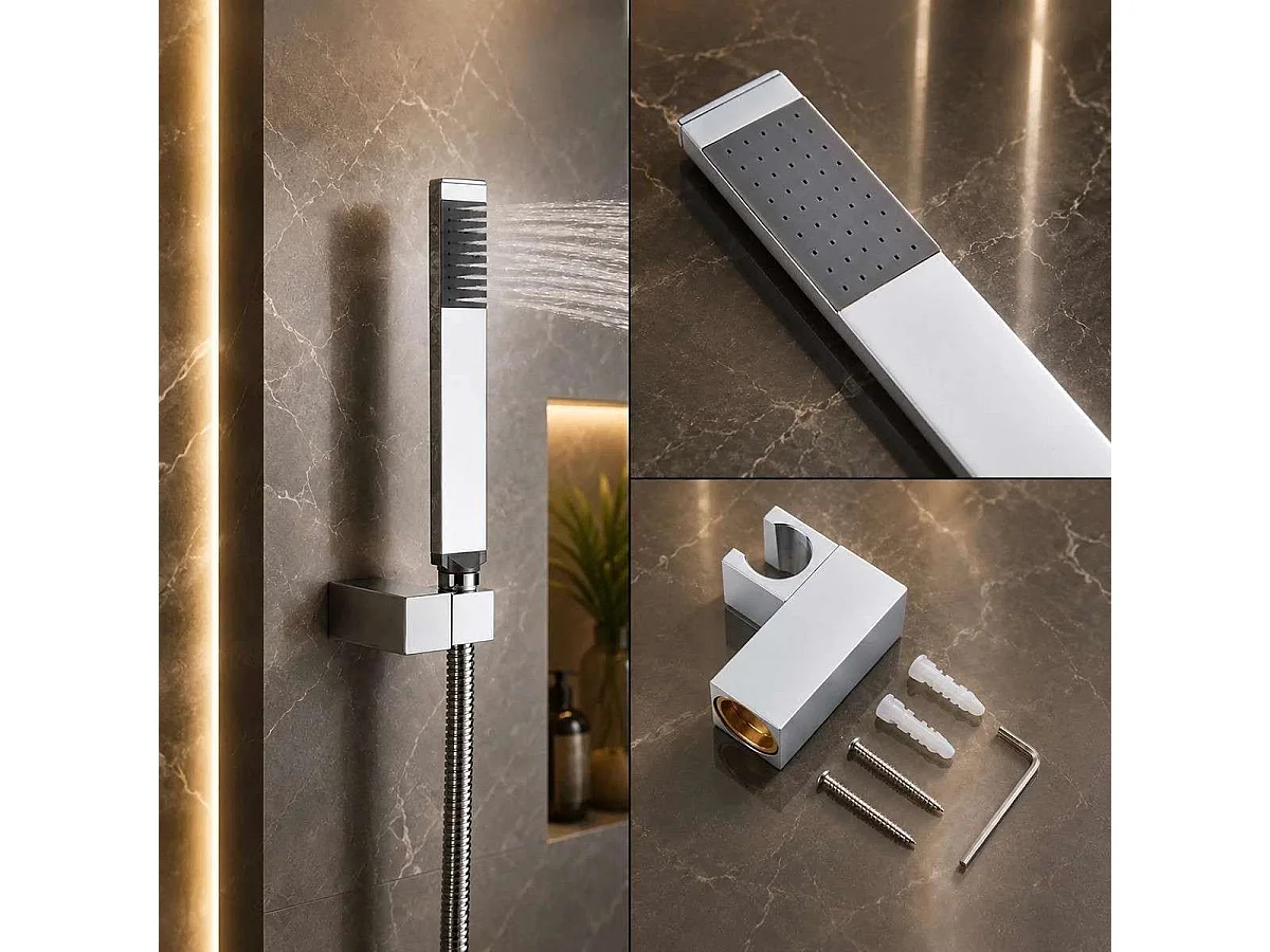 Mitigeur de bain mural chrome, Lorent