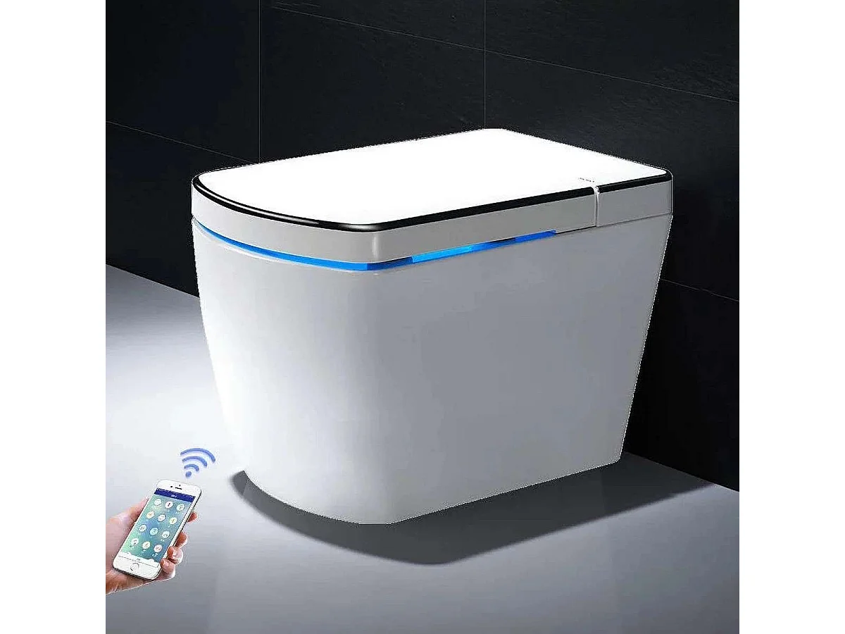 Toilette japonaise connectée lavante avec siège chauffant