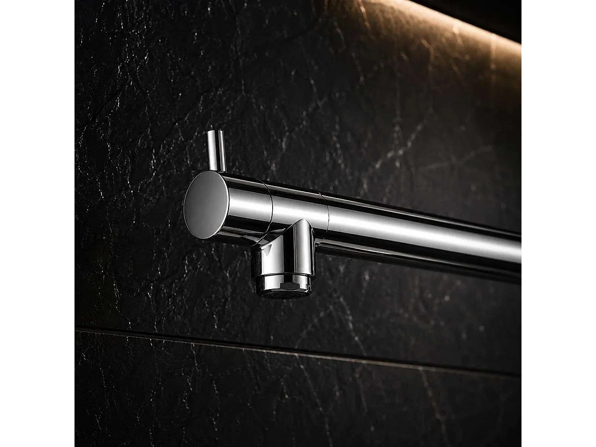 Robinet mitigeur évier de cuisine chrome, Calor