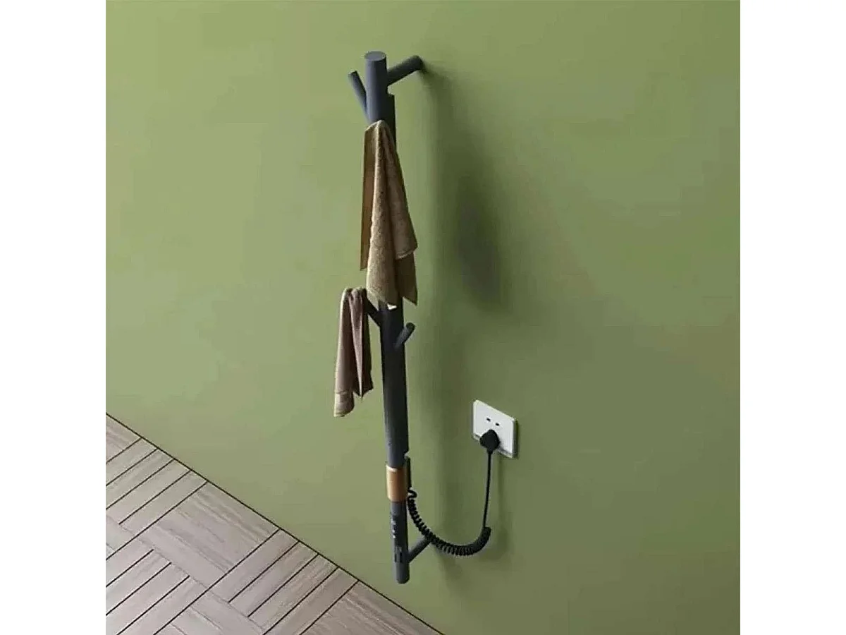 Sèche serviettes électrique gris 280w ,Matis