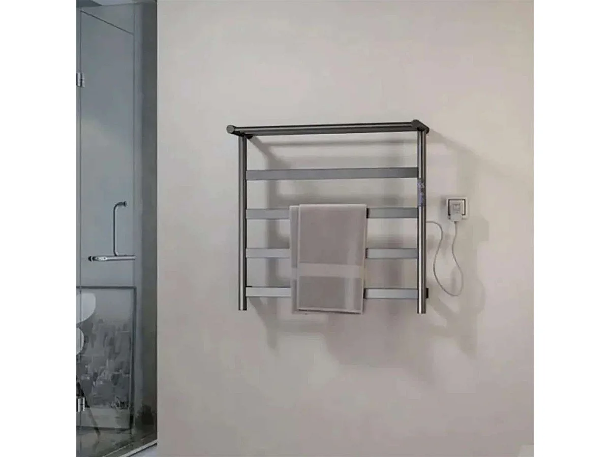 Sèche serviettes électrique 250w gun métal, Gun