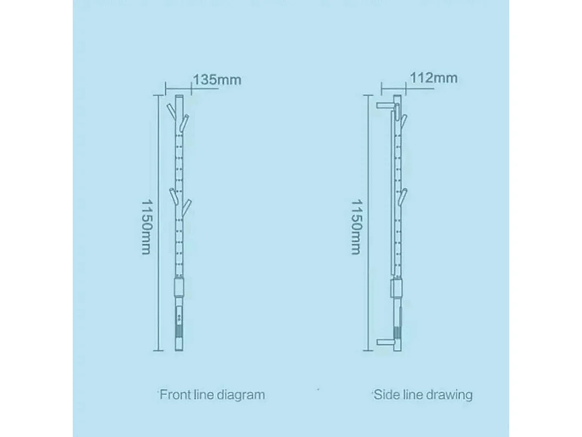 Sèche serviette électrique 280w doré ,Dojo