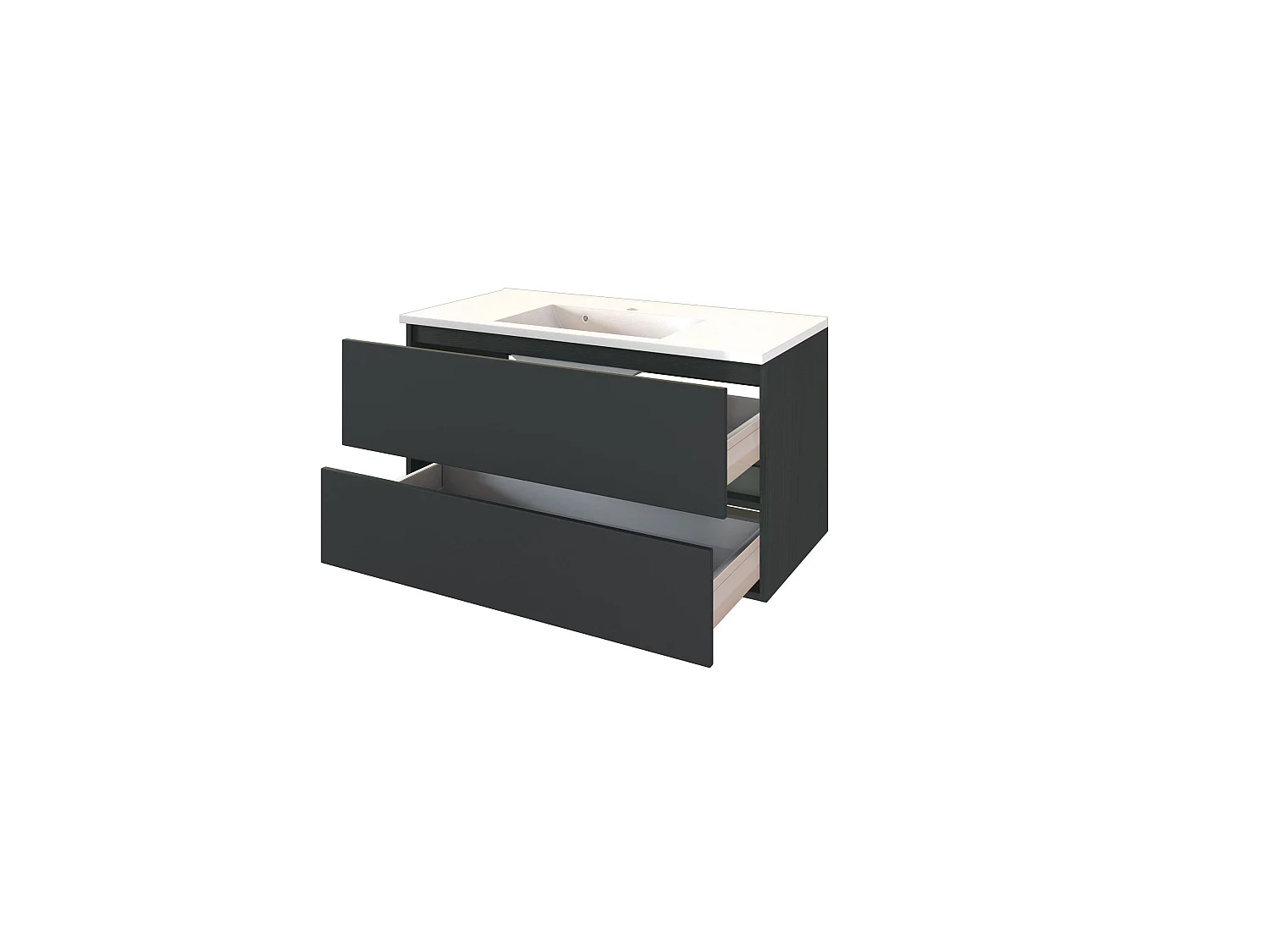 Held Möbel Waschtisch 80 Baabe B/H/T: 80 x 54 x 47 cm