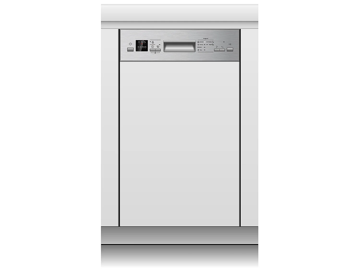 PKM Einbau-Geschirrspüler teilintegriert GSP9-6TI EEK E (A bis G)