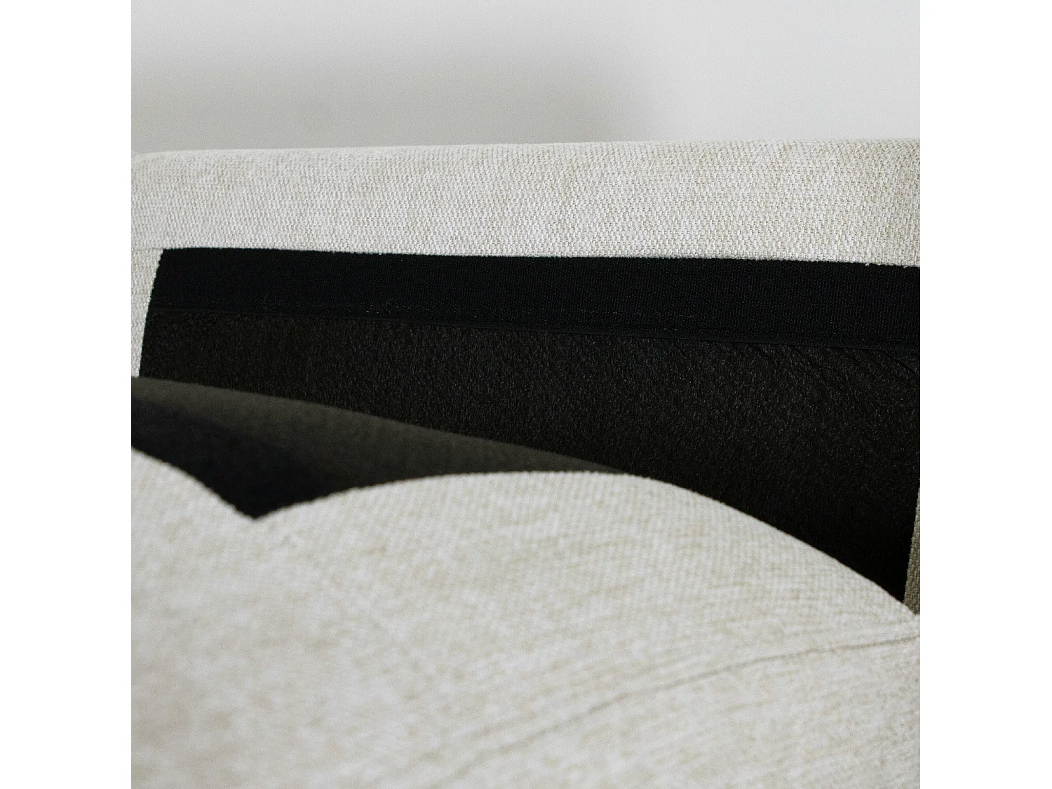 Jasper Beige Universal Corner Sofa Reversible Chaise Woven Fabric