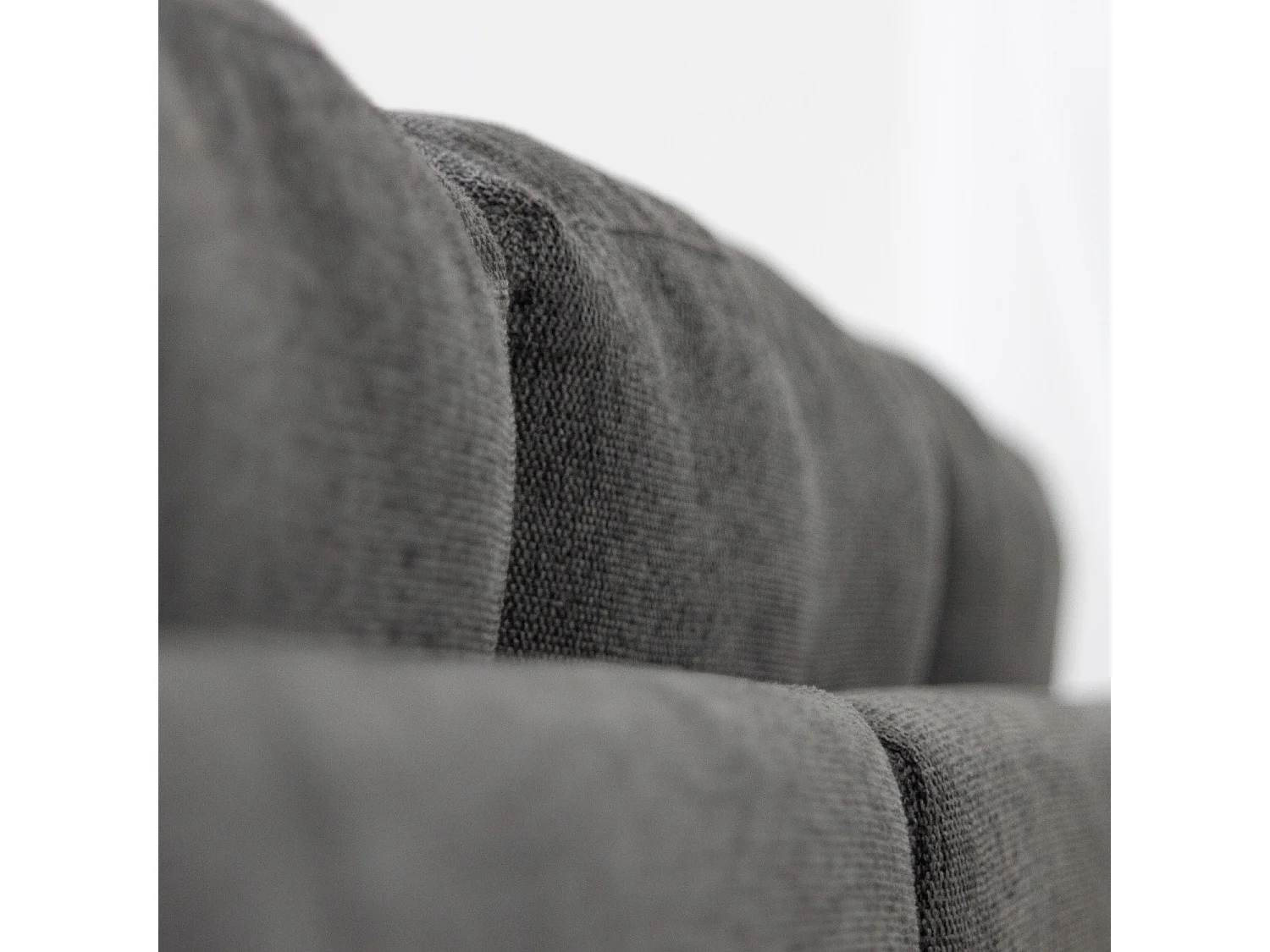 Jasper Dark Grey Universal Corner Sofa Reversible Chaise Woven Fabric