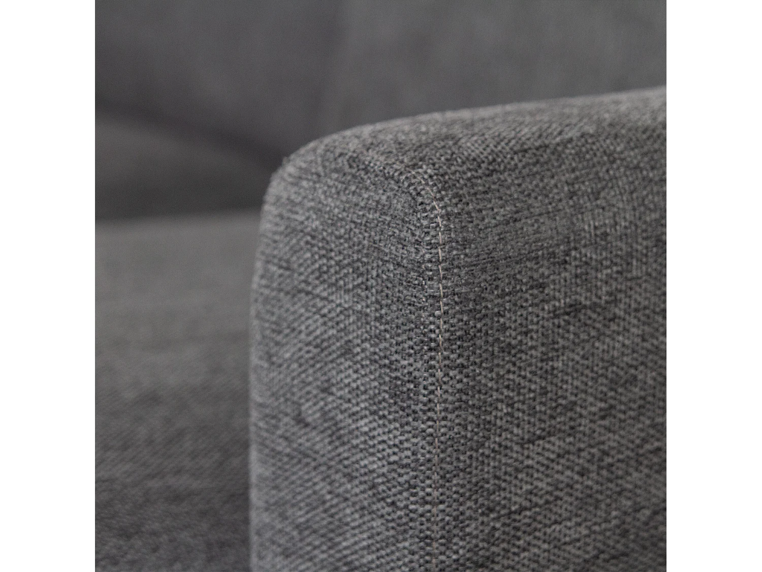 Jasper Dark Grey Universal Corner Sofa Reversible Chaise Woven Fabric