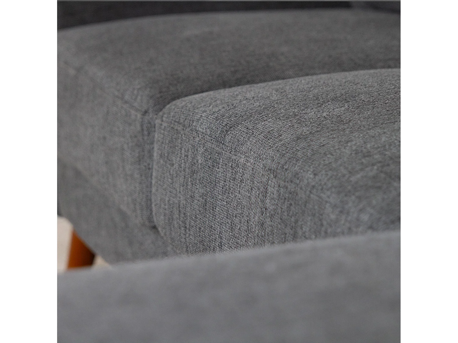Jasper Dark Grey Universal Corner Sofa Reversible Chaise Woven Fabric