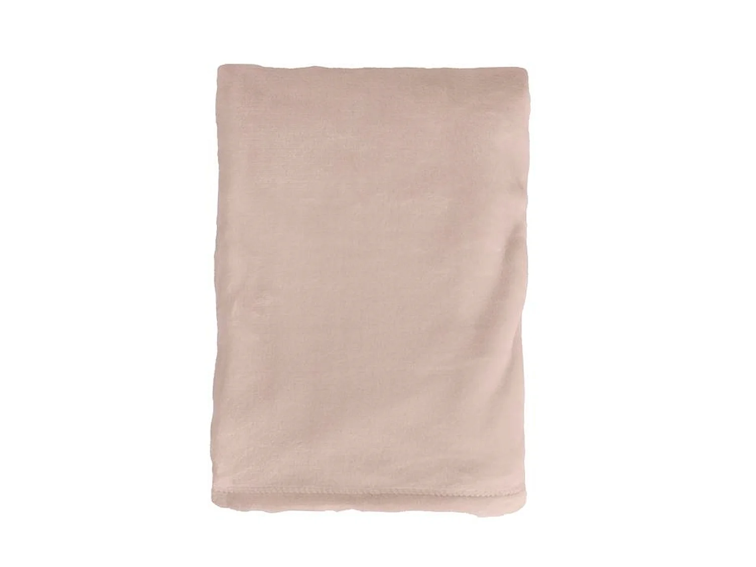 Couverture plaid rose pâle 180x220cm FLANBERG - SACASA