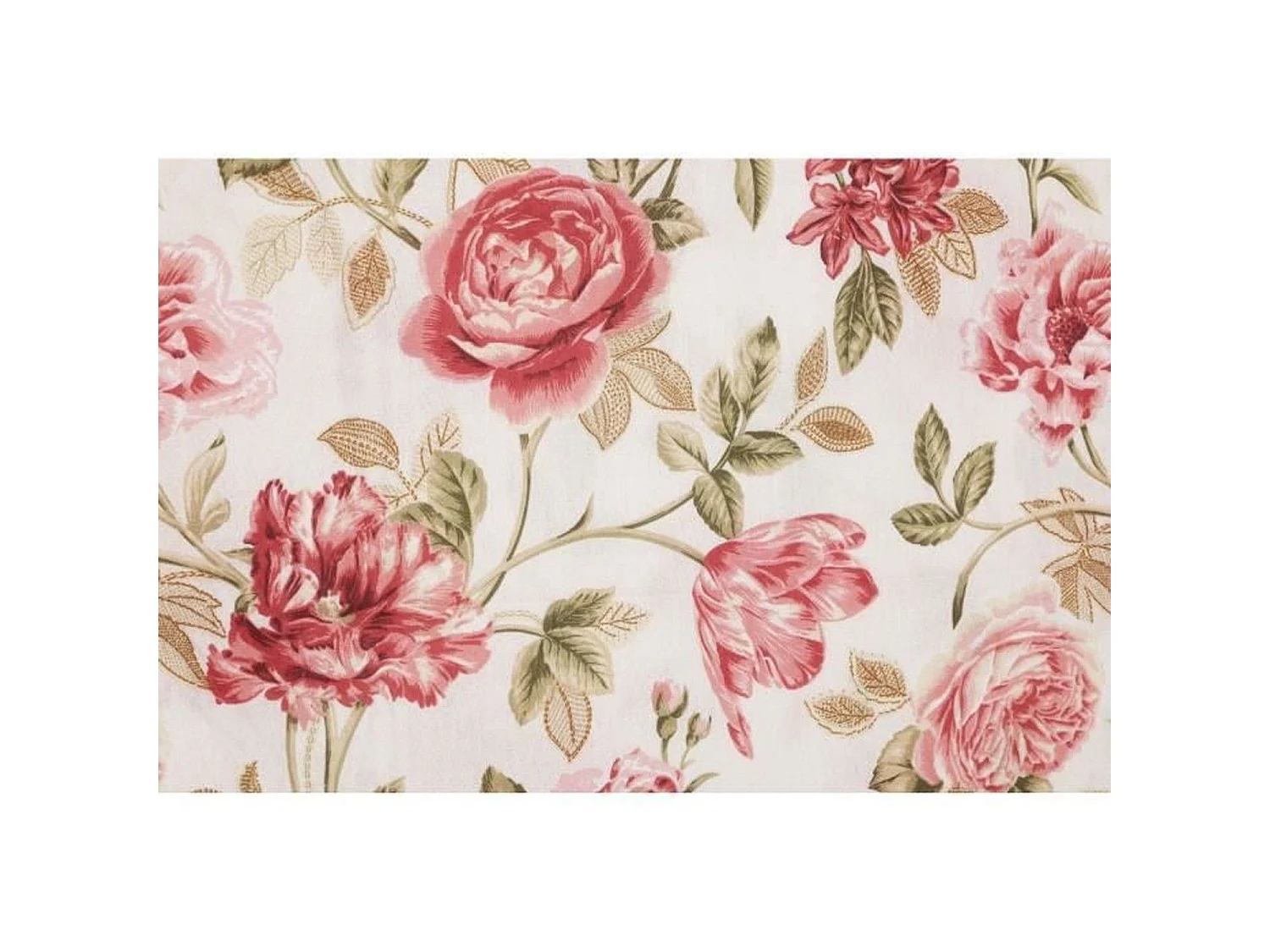 Parure de lit - housse de couette 220 x 240 + 2 taies d'oreiller 60 x 60, 65% coton- Crème