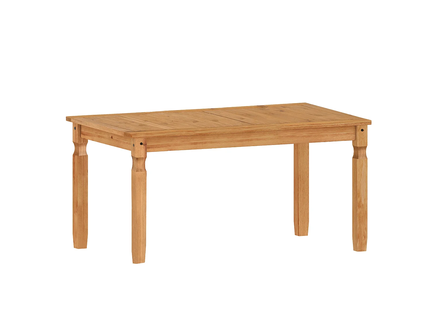 Mercers Furniture Corona 5'0 Table & 4 Chairs Dining Set Solid Wood Pine Wooden Kitchen with Mexican Styling