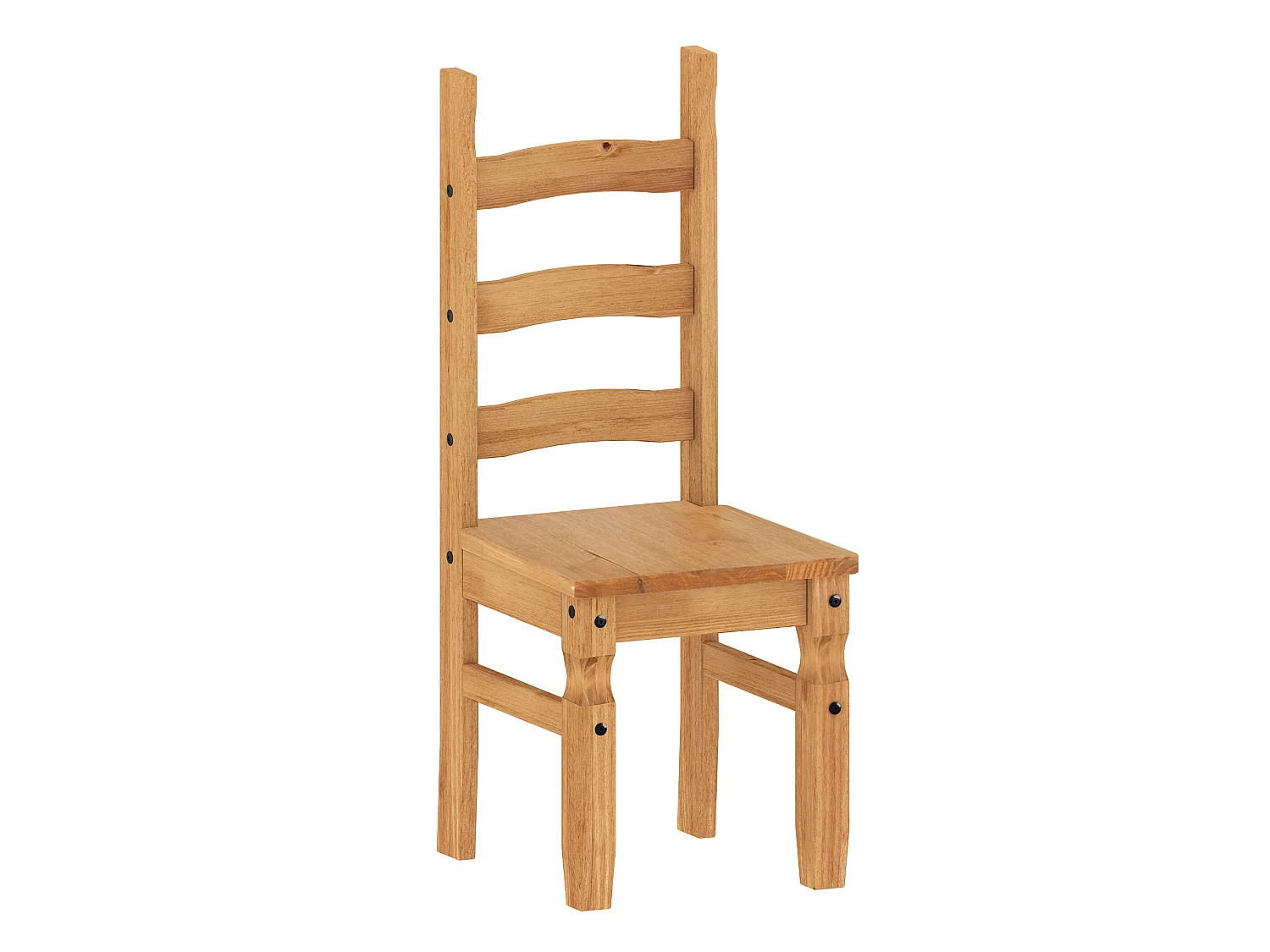 Mercers Furniture Corona 6'0 Table & 6 Chairs Dining Set Solid Wood Pine Wooden Large Long with Mexican Styling