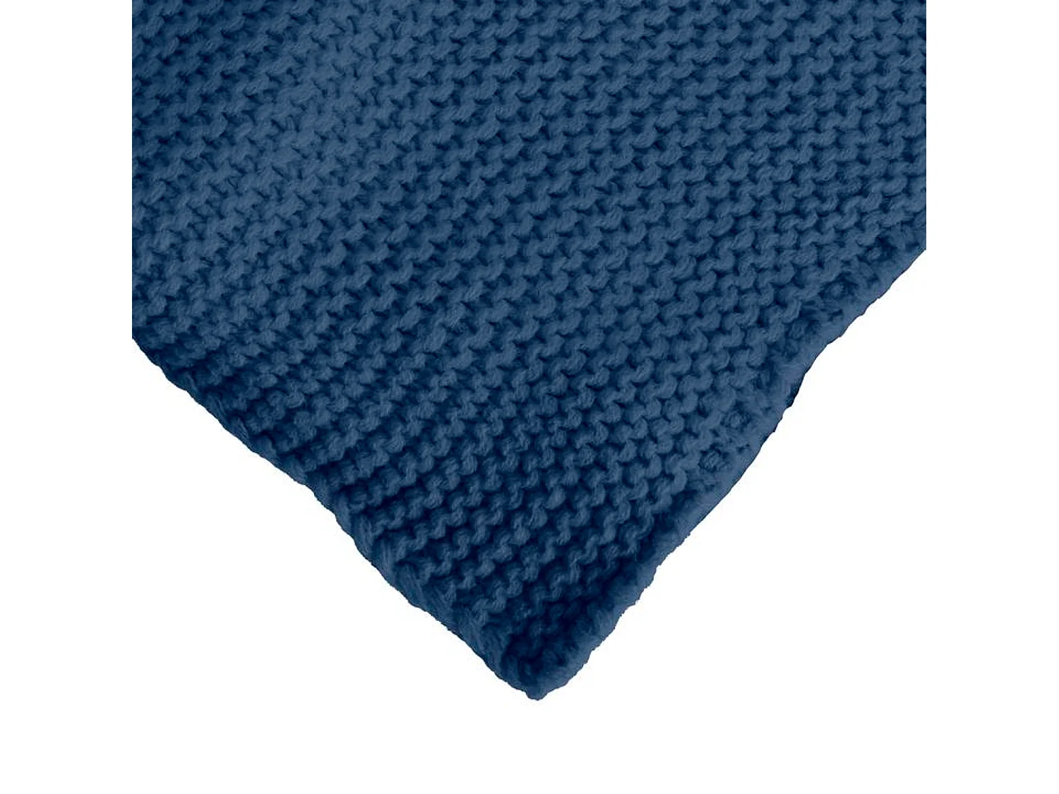 Couverture plaid bleu saphir 130x170cm TRICOVA - SACASA