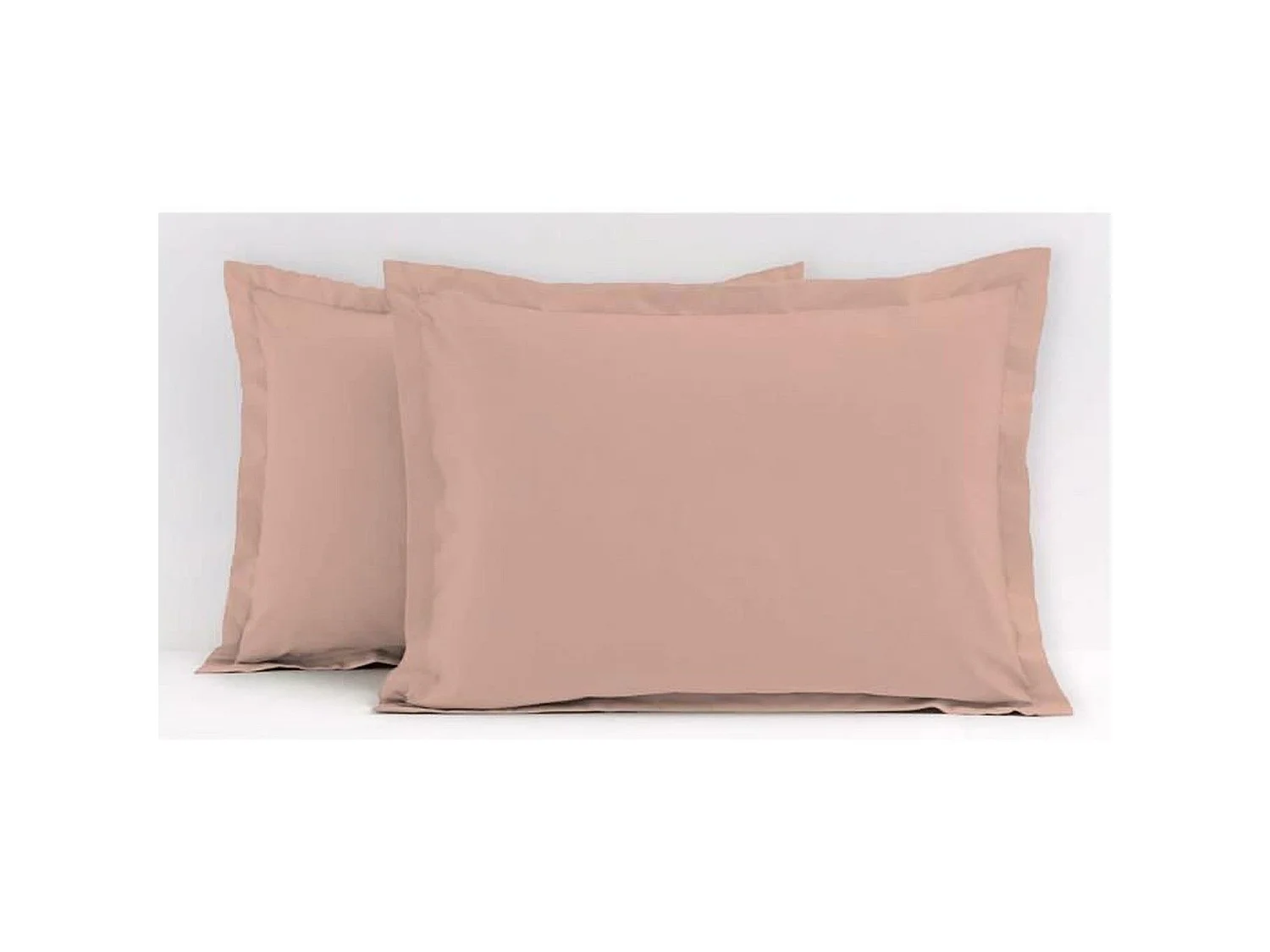 2 taies d'oreiller 50 x 70 cm - Rose