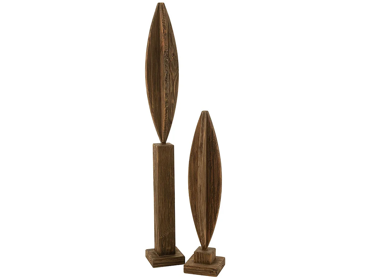 Déco sur Pied en Bois "Luke" 115cm Marron