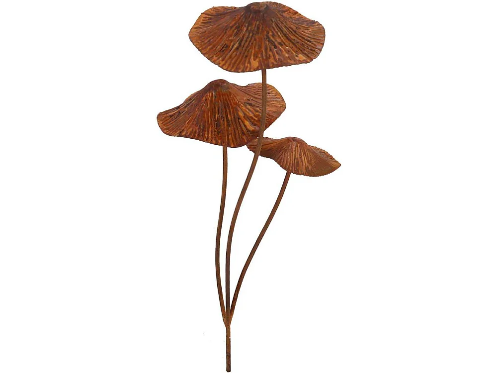 Champignon sur pic en métal rouillé Modèle S