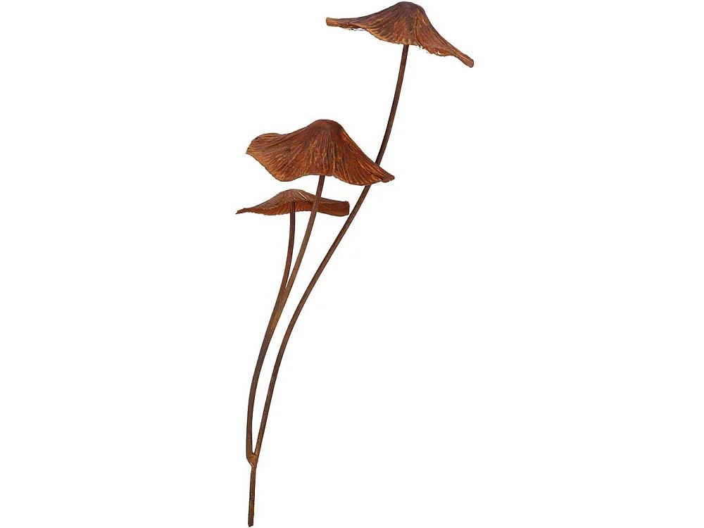 Champignon sur pic en métal rouillé Modèle S