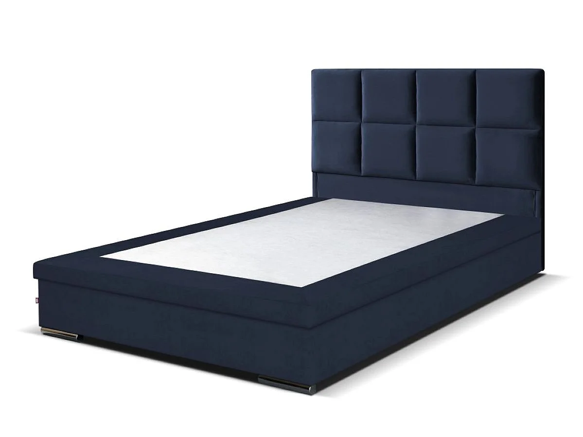 Boxspringbett Sizilien mit Bettkasten ohne Matratze Doppelbett 160 cm (Fresh 11 - blau)