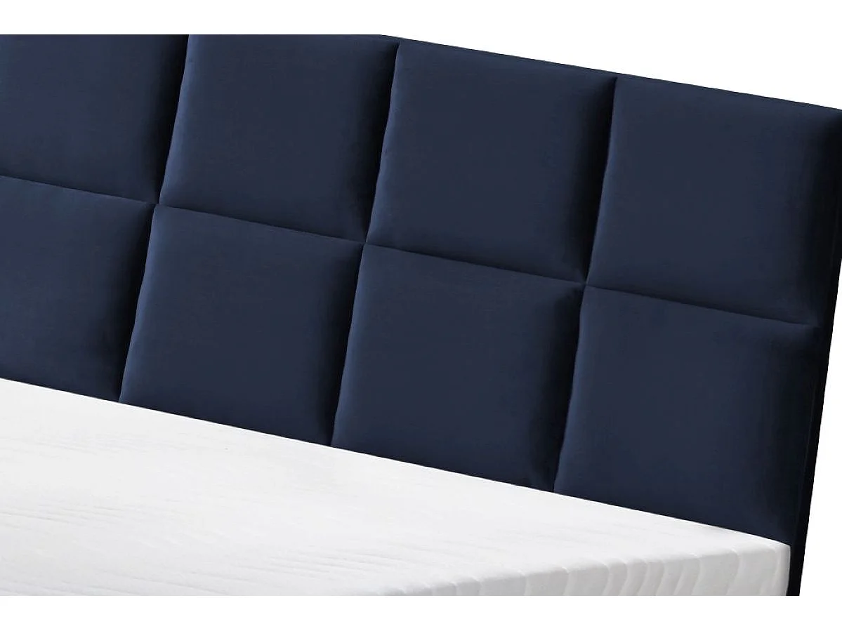 Boxspringbett Sizilien mit Bettkasten ohne Matratze Doppelbett 160 cm (Fresh 11 - blau)