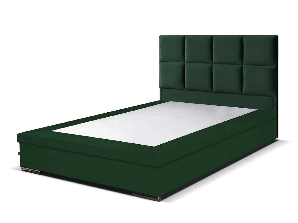 Boxspringbett Sizilien mit Bettkasten ohne Matratze Doppelbett 160 cm (Fresh 13 - grün)