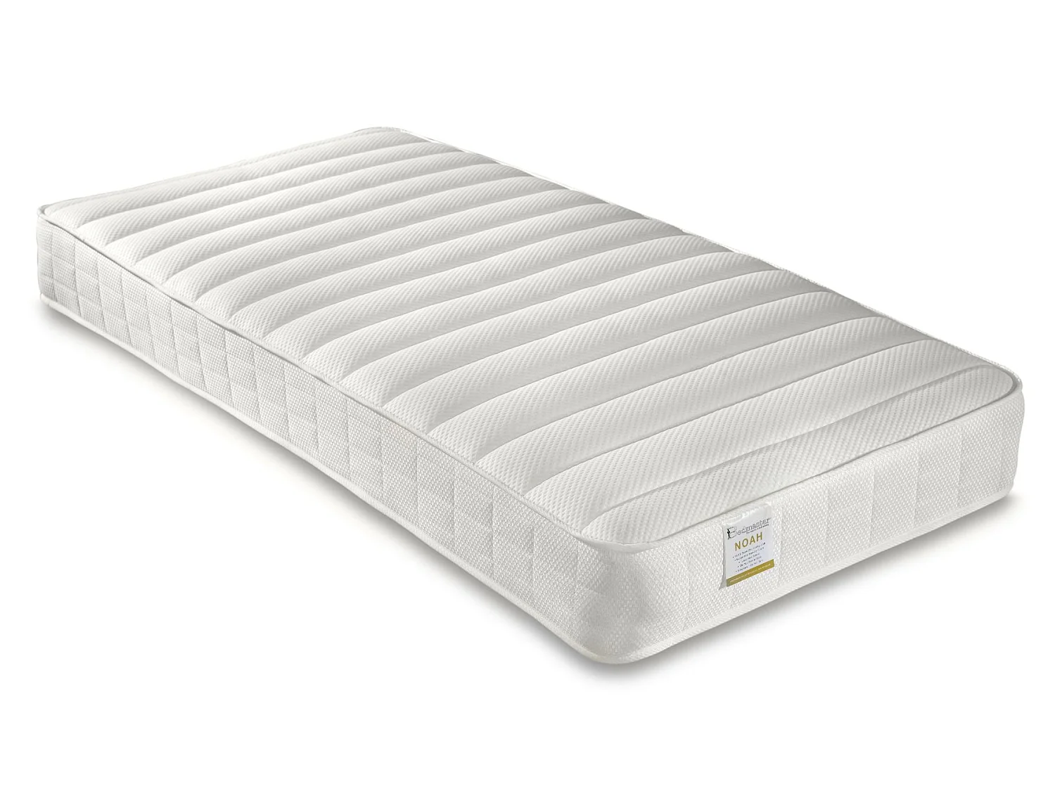 Oliver White Triple Sleeper Storage Bunk Bed With Drawer With Memory Foam Mattresses