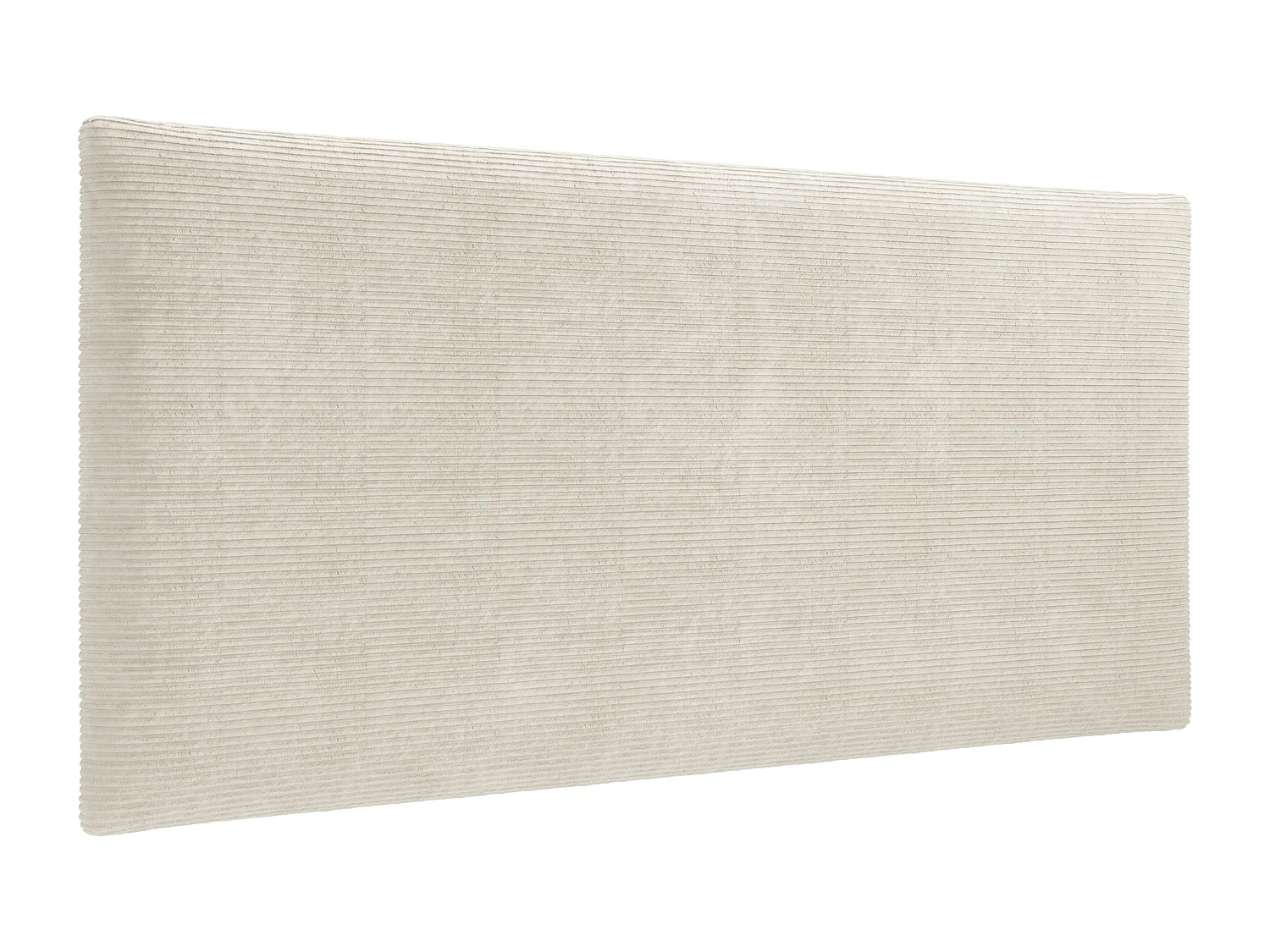 Lit escamotable 160 x 200 cm avec tête de lit en velours côtelé - Ouverture verticale manuelle - Avec LEDs - Noir et beige + Matelas - RAPILI