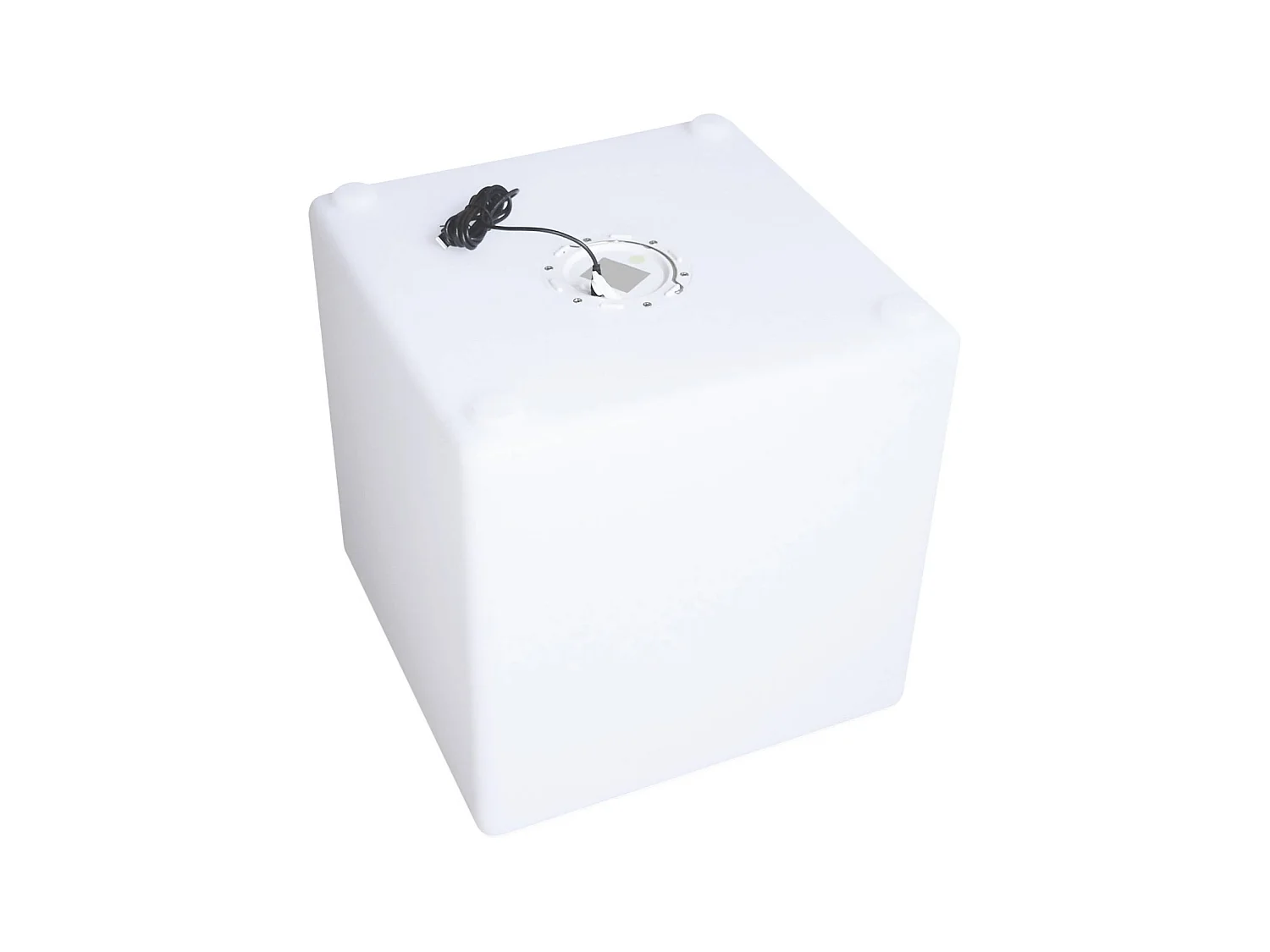 Lampada a cubo led colore bianco con batteria ricaricabile, bianco