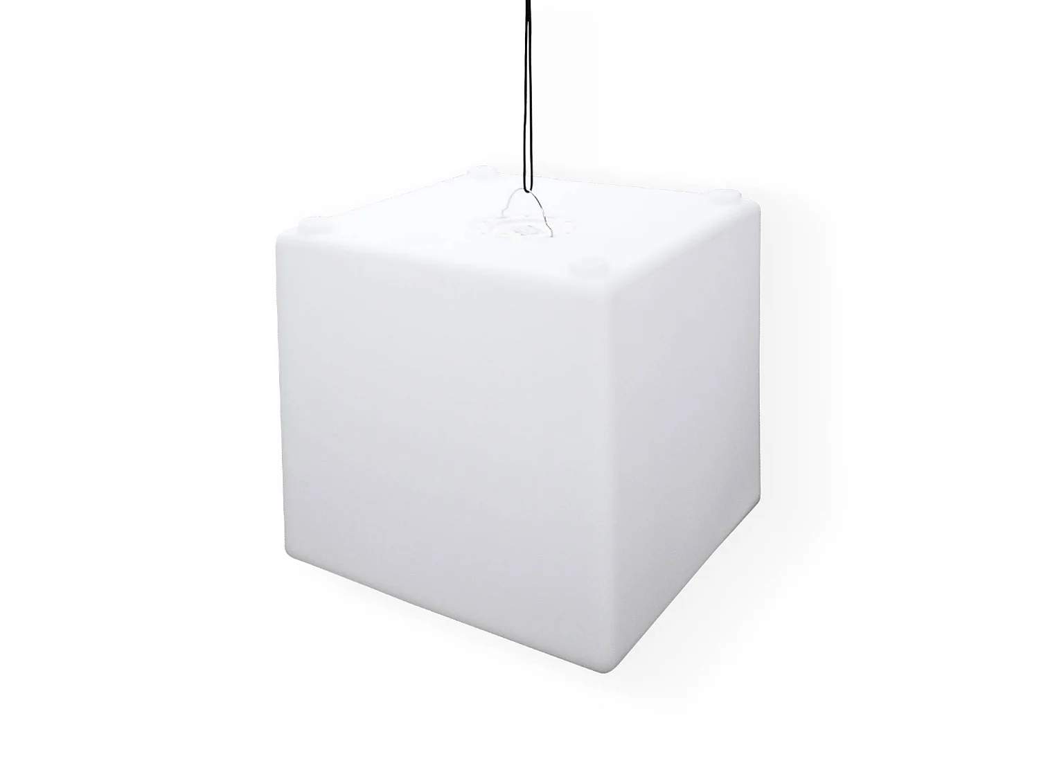 Lampada a cubo led colore bianco con batteria ricaricabile, bianco