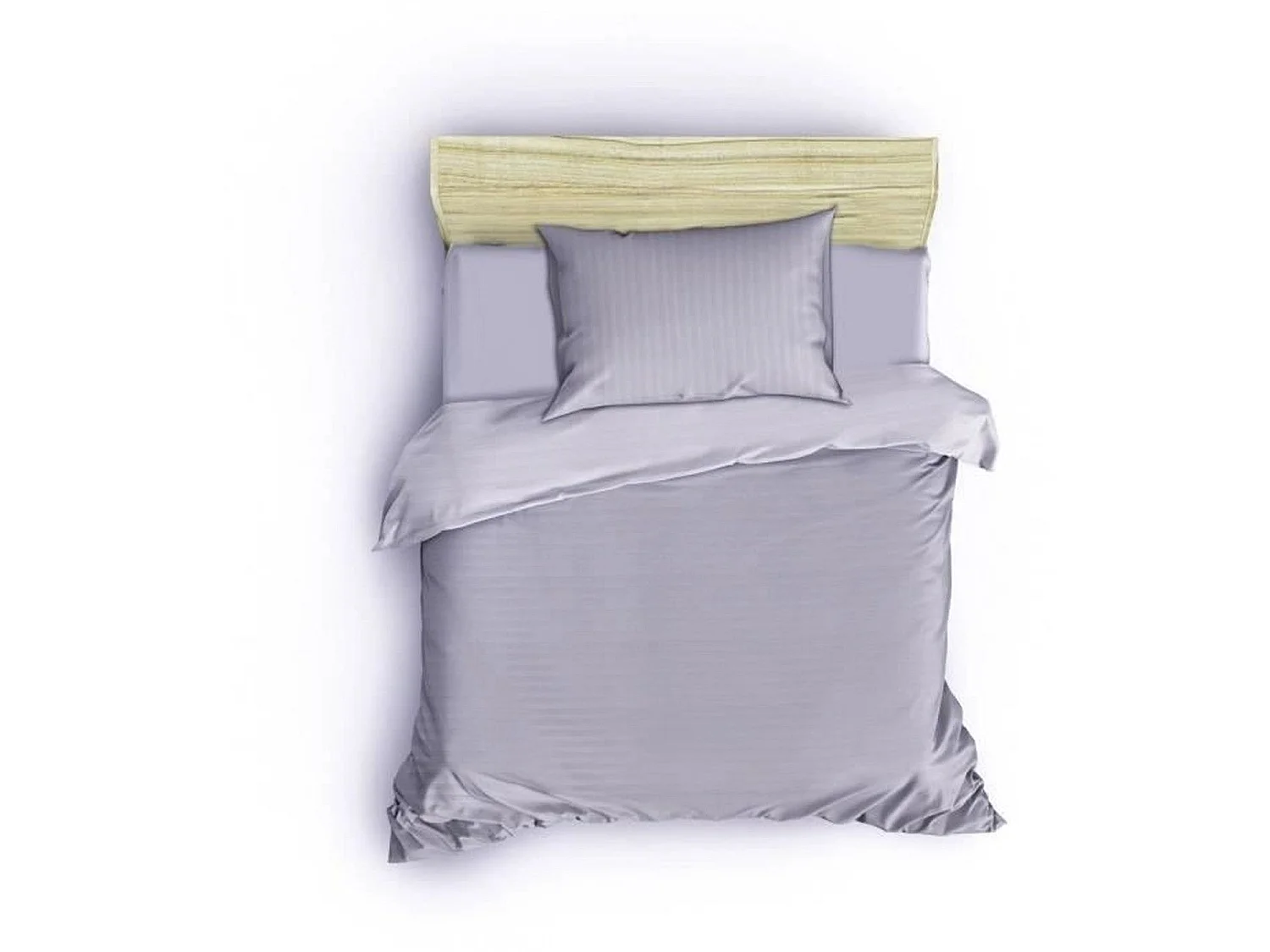 Luxe King Size Dekbedovertrek Set - 220 x 240 cm, 70% Polyester - Grijs