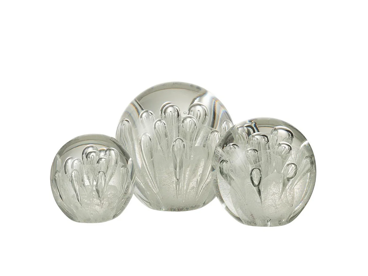 Presse-Papier Déco Bulles "Évasion" 12cm Blanc