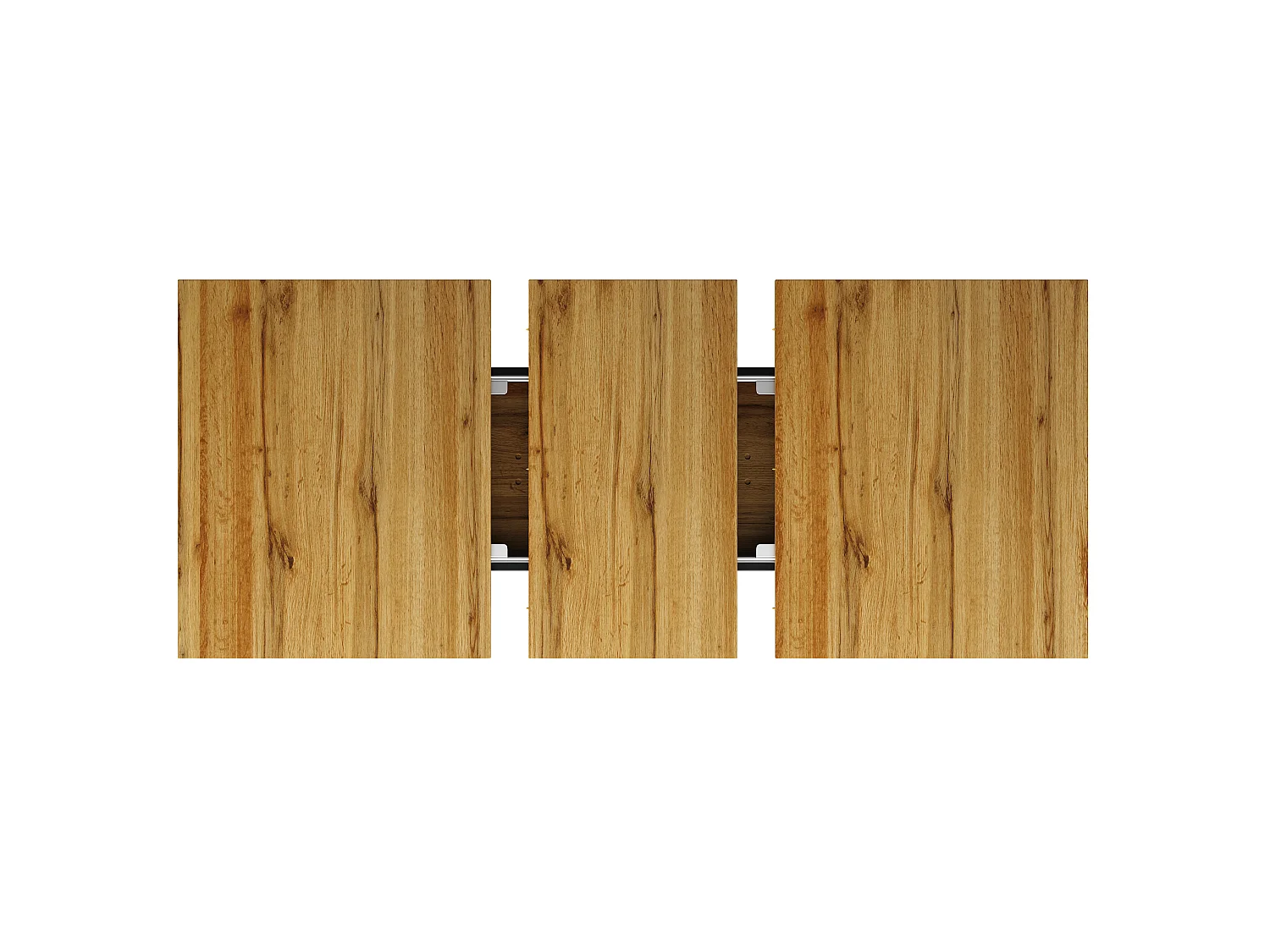 Table à Manger Rectangulaire Extensible 120-160cm - Table Gain de Place Aspect Bois avec Pieds Design, Style Moderne - Marron