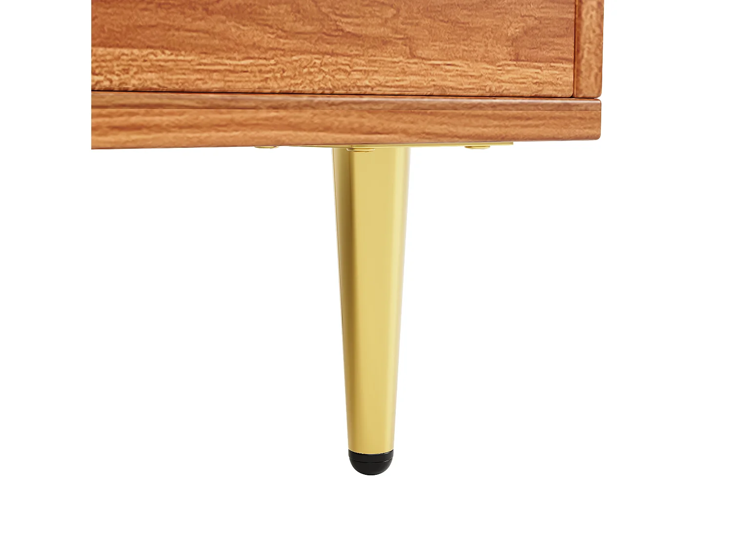 Credenza alta moderna - in MDF - contenitore a più livelli - Naturale