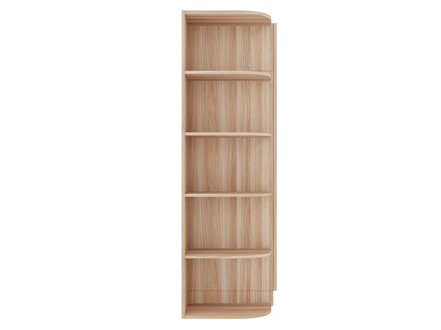 Szafa 90 x 55 x 170 cm - 2 drzwi - 1 szuflada - naturalny