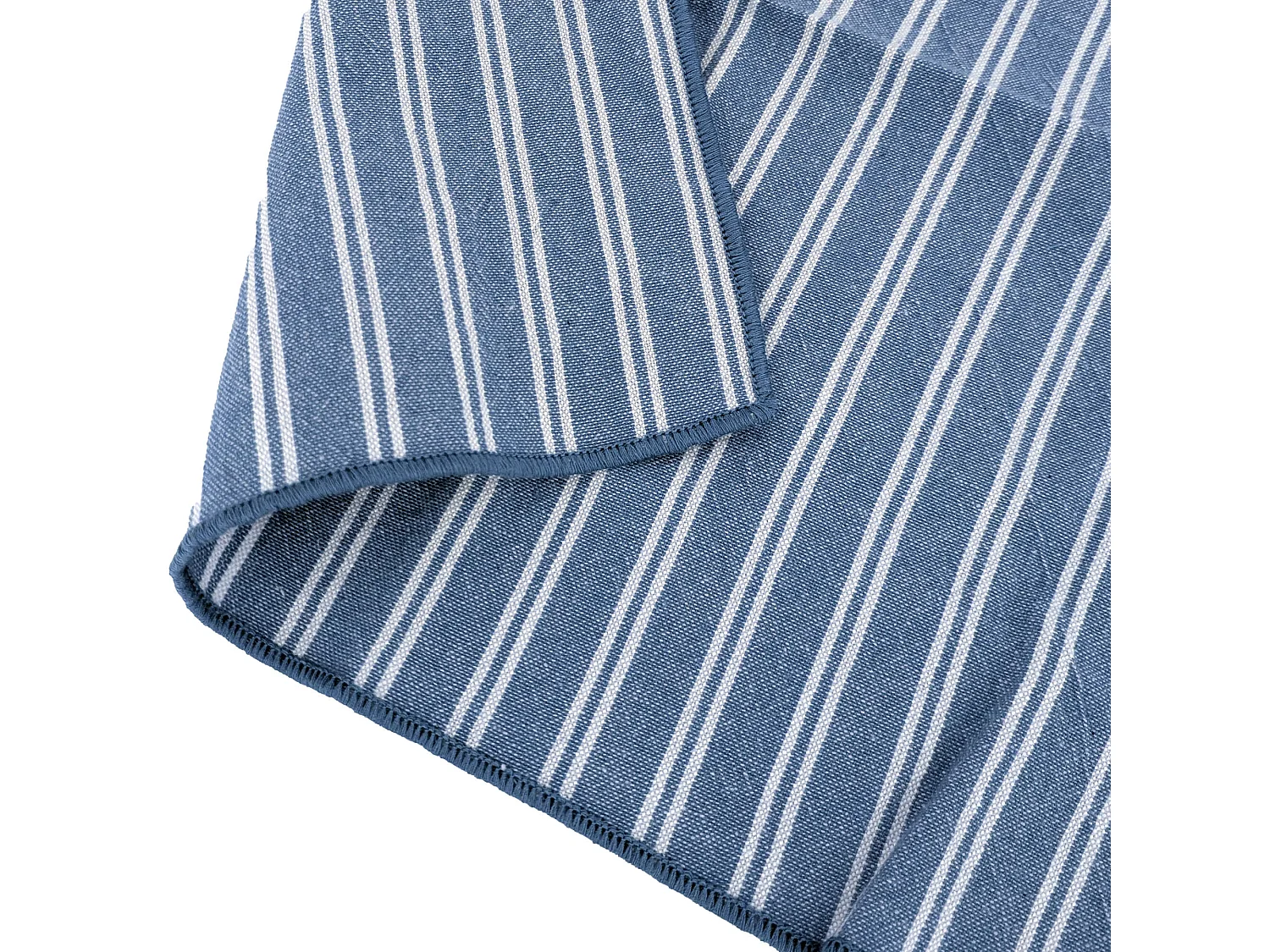 Lot de 3 torchons de cuisine coton 50x70 cm LILI bleu marine