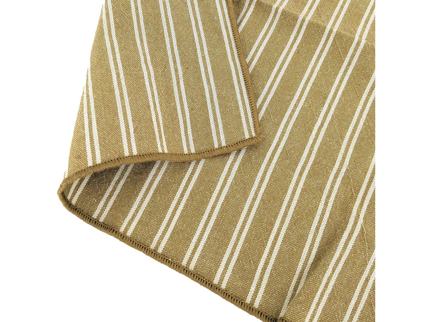 Lot de 3 torchons de cuisine coton 50x70 cm LILI marron houblon