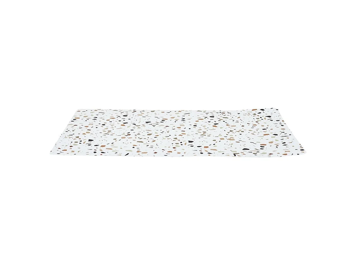 Ensemble de 6 sets de table en plastique effet terrazzo(40x30cm)