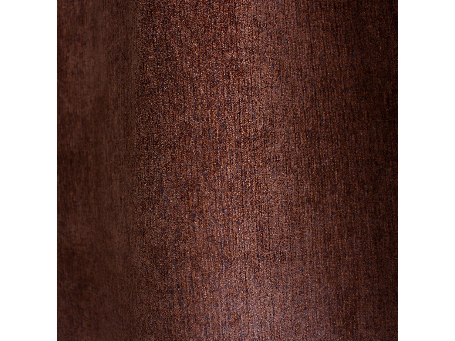 Rideaux Thermique à Œillets, Marron cuivré chiné, 140x240 cm, Lot de 2, Velours Chenillé, Collection Alpaga, CMADECO - Marron