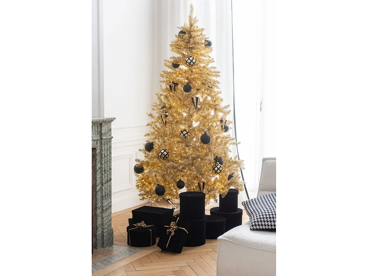 Sapin de Noël Artificiel "Night" 210cm Doré