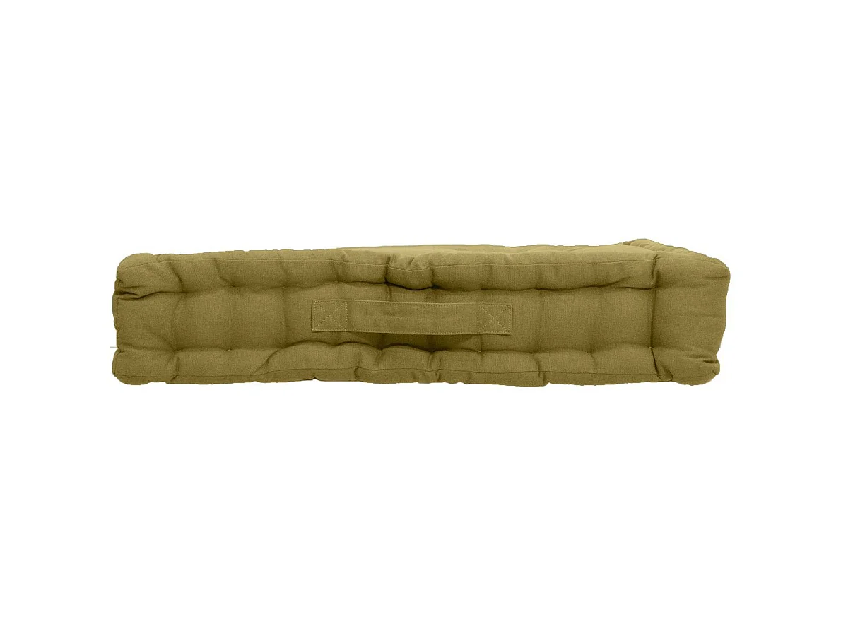 Coussin de Sol Uni "Panama" 50x50cm Bronze