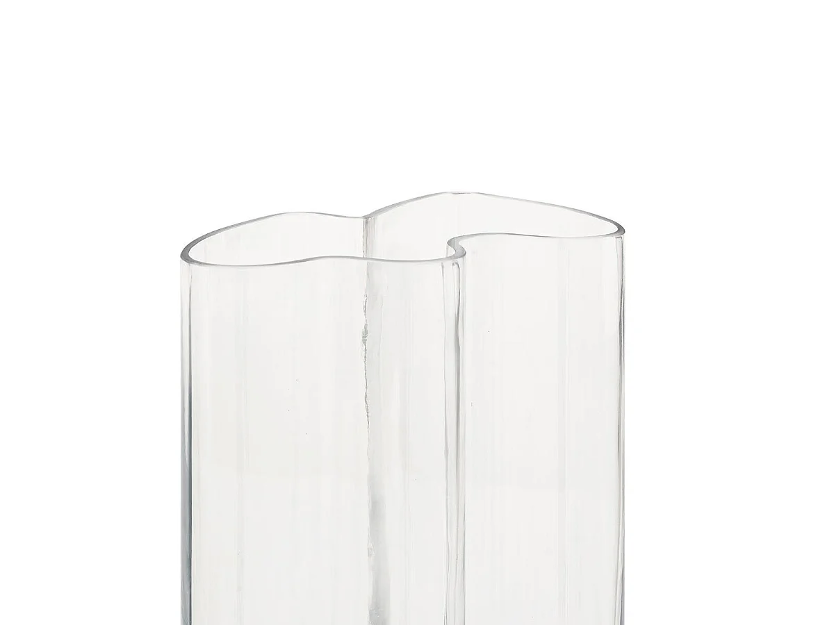 Vase Vague en Verre "Kade" 25cm Transparent