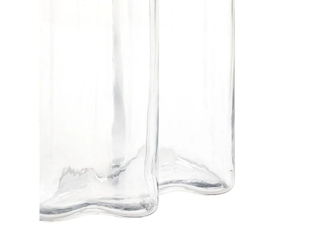 Vase Vague en Verre "Kade" 25cm Transparent