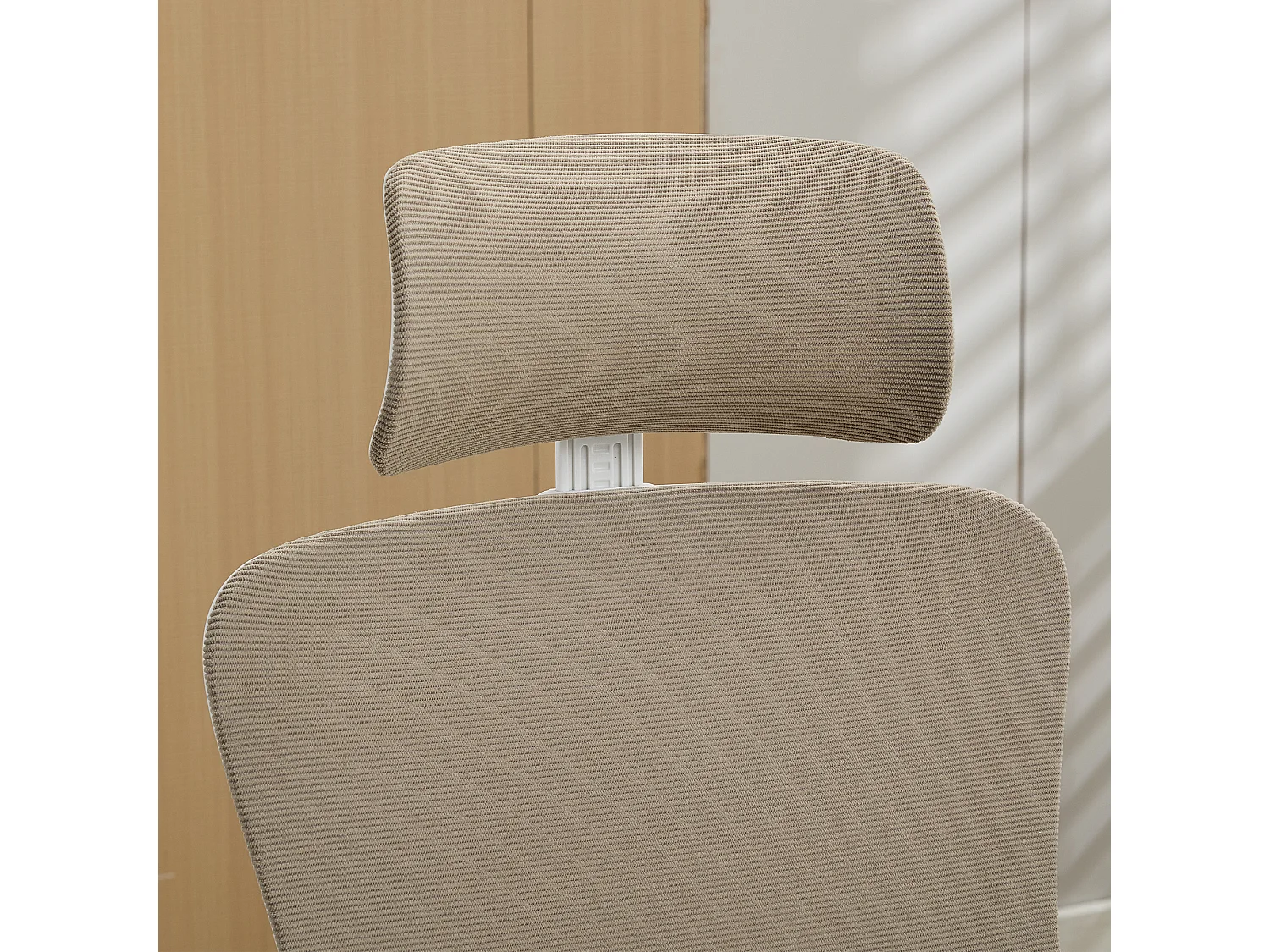 MEUBLES COSY DARVEN Chaise de bureau ergonomique pivotante réglable en hauteur en maille kaki avec cadre en plastique