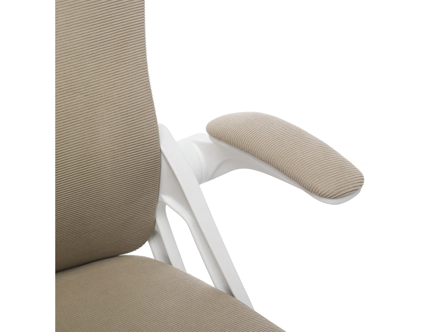 MEUBLES COSY DARVEN Chaise de bureau ergonomique pivotante réglable en hauteur en maille kaki avec cadre en plastique