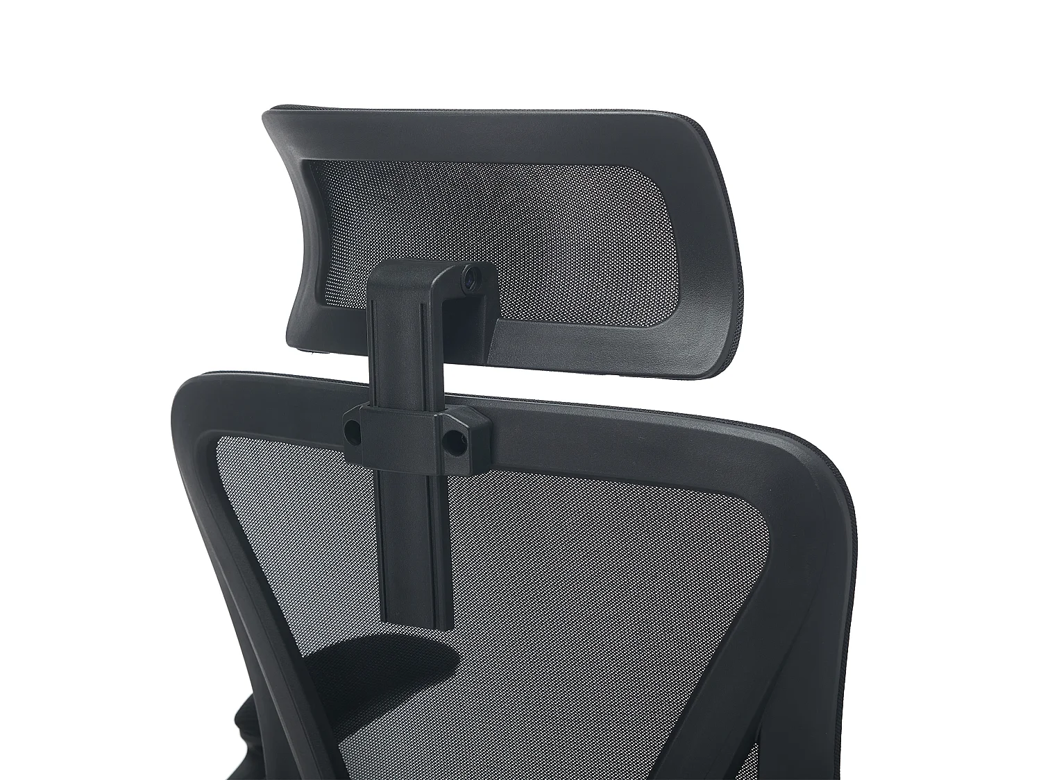 MEUBLES COSY DARVEN Chaise de bureau ergonomique pivotante réglable en hauteur en maille noire avec cadre en plastique