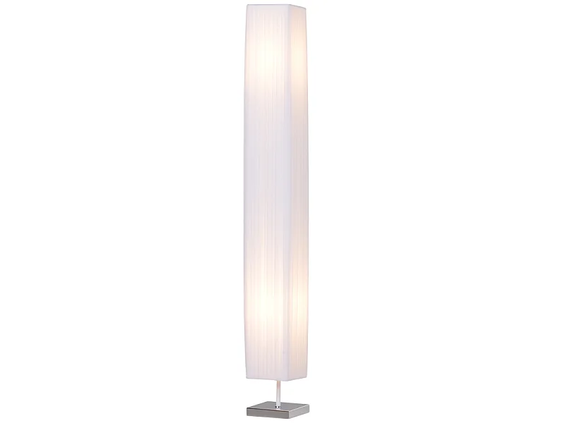 Lampadaire Colonne Design Moderne | Luminaire sur Pied 120 cm | Éclairage Ambiance pour Salon et Chambre | Structure en Acier Inoxydable | sans Ampoules